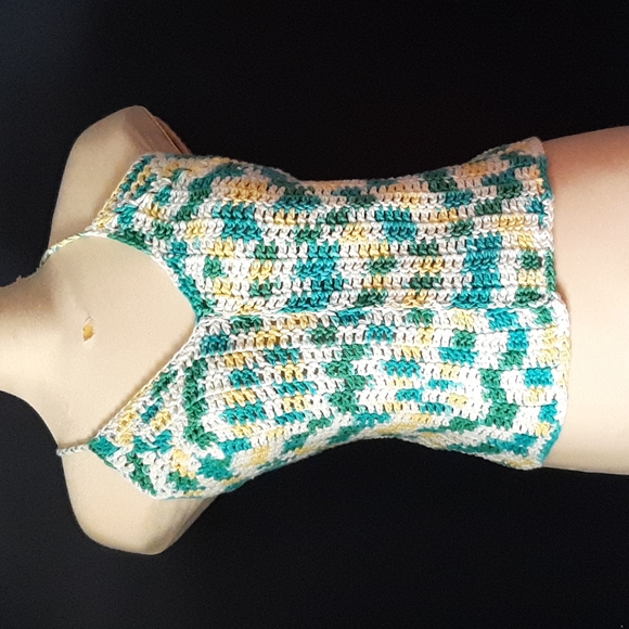 Vintage Tops - Crochet summer top